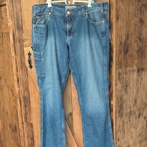 Ariat Dark Blue Mid-Rise Bootcut Jeans